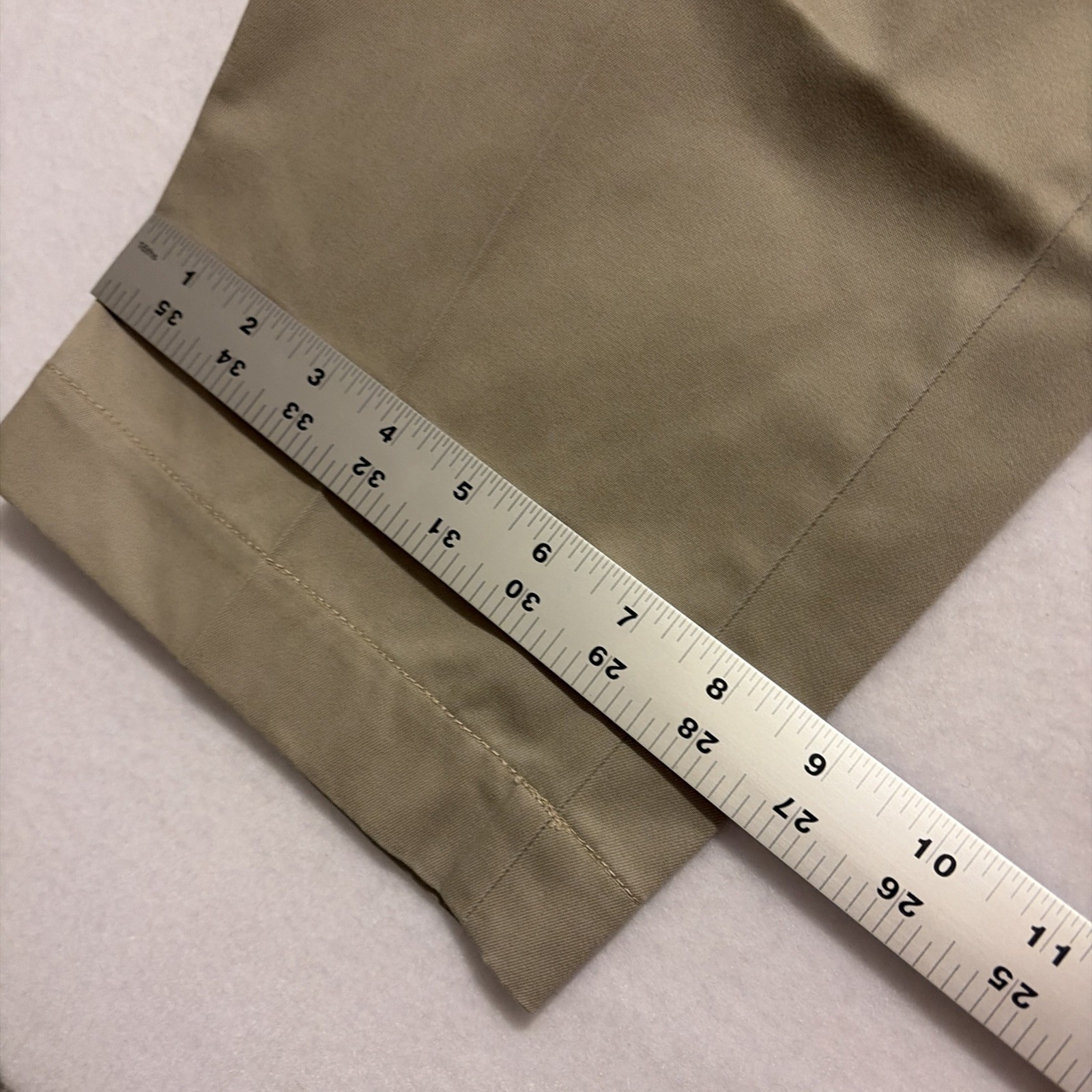 BROOKS BROTHERS Clark Fit Stretch Lightweight Khaki Advantage Chino Pants 40×30