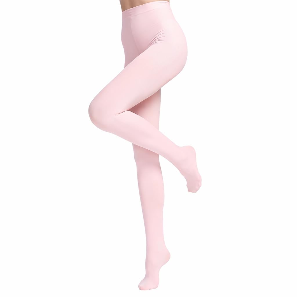 Women’s 80 Den Soft Semi Opaque Tights, Women’s Pantyhose High Twist Yarn Tights