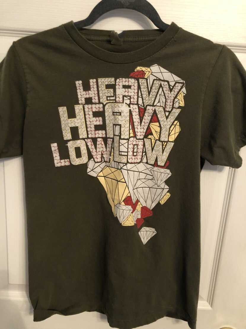 Rare Heavy Heavy Low Low Tour 2007 Gift For Fan Green S to 5XL T-shirt QT1509