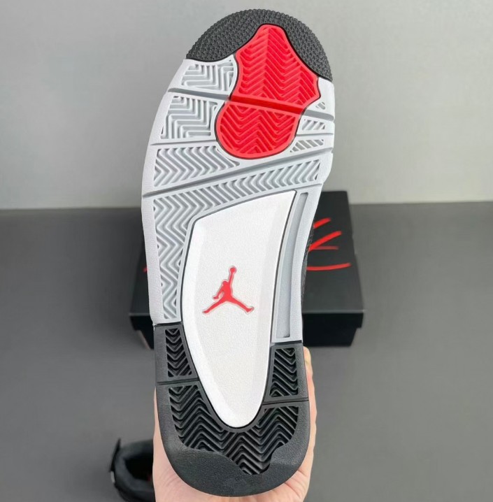 Size US 7-12 Jordan 4 SE “Black Canvas” Retro Basketball Shoes DH7138-006