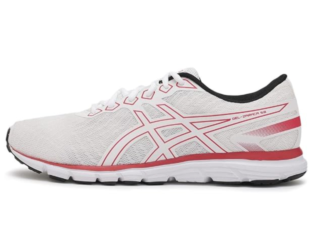 ASICS GEL-ZARACA 5 B “Brilliant White/Classic Red” Running Sneakers