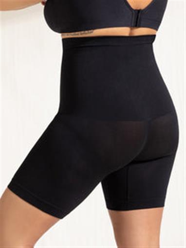 Empetua All Day Every Day High-Waisted Shaper Shorts XL/XXL Black NEW (46)