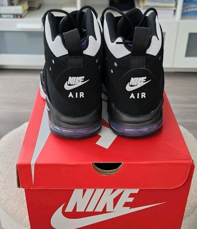 Nike Air Max CB 34 Mid Top Men’s Colorblock Sneakers Black White Purple