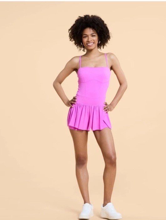 Blogilates Women’s Barre Active Romper – First Bloom – Womens Medium