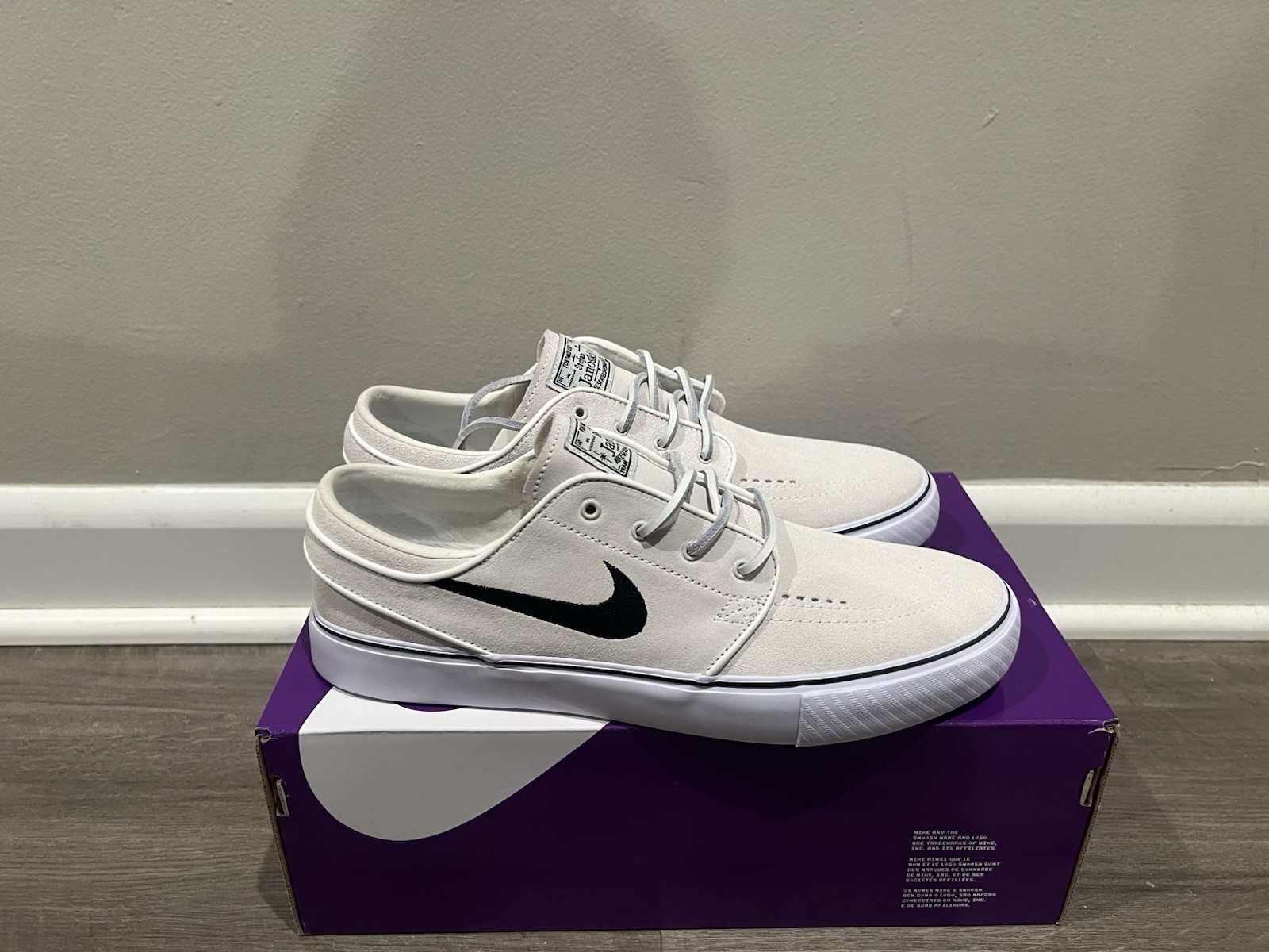 Size 9 Men’s Nike Zoom Stefan Janoski OG+ SB Summit White Skate FD6757 100 $100