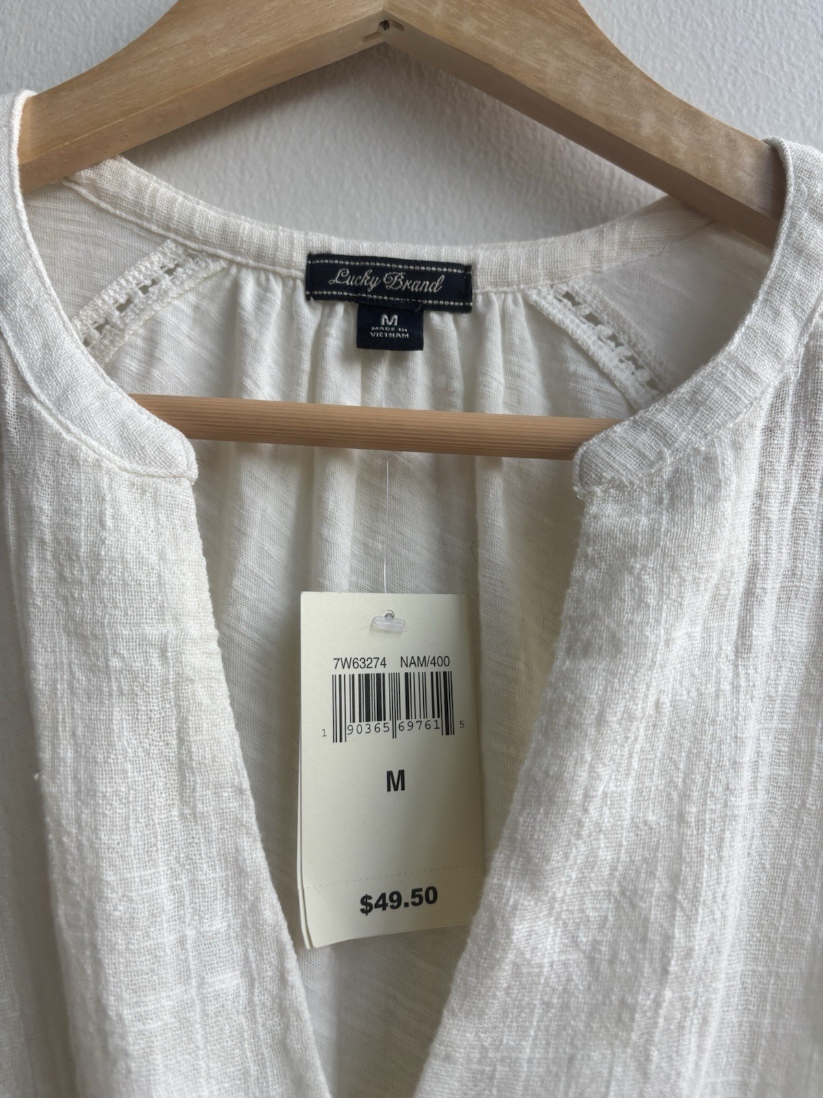 Lucky Brand Ombré Dip-Dye Sleeveless V-Neck Top | NWT | Size M