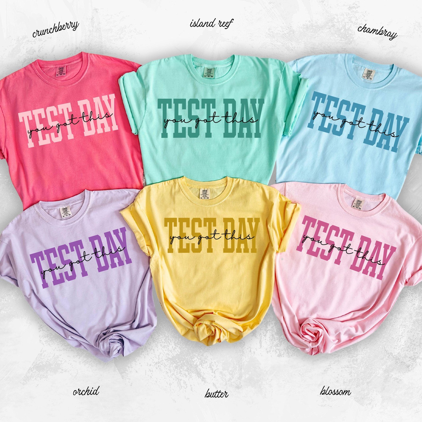 Test Day Shirt You got this shirt Comfort colors Teacher Test Day Shirt Test