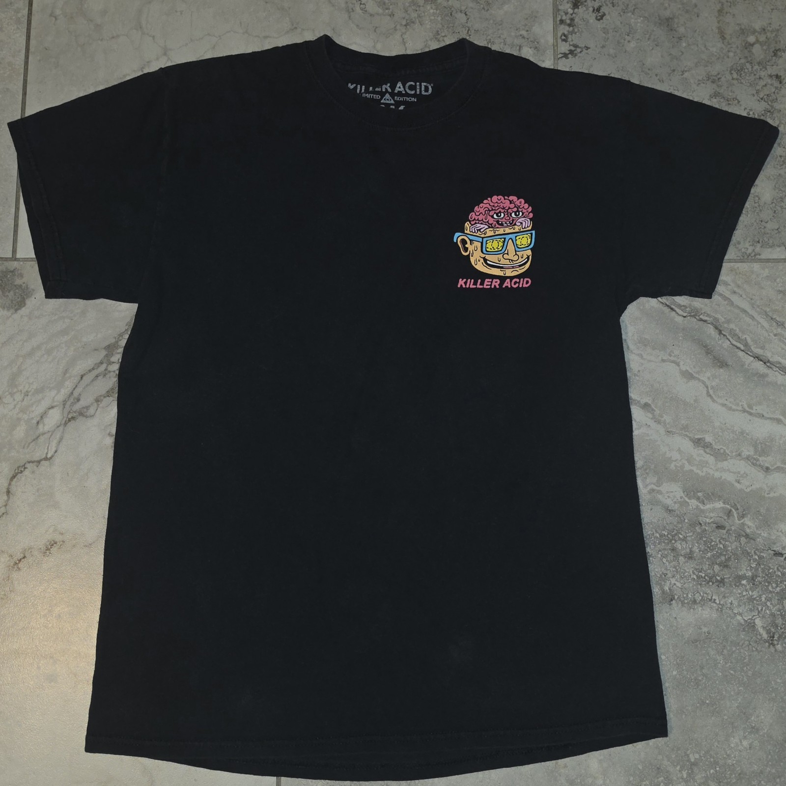 Killer Acid Limited Edition T Shirt Med Black Rare Great Lithos