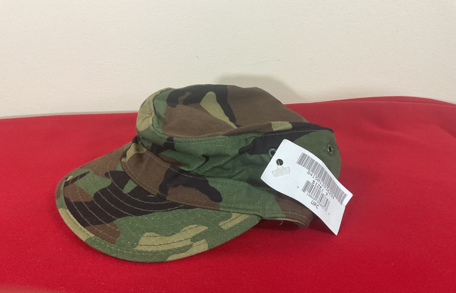 US Military Issue Camouflage Hot Weather Cap Hat (Your Choice of Size)
