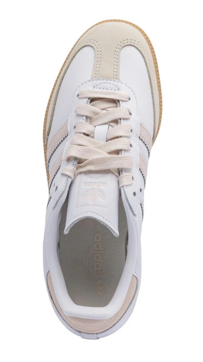 NWOB Adidas Samba OG White/Pink/Gum SZ 7 JS1351