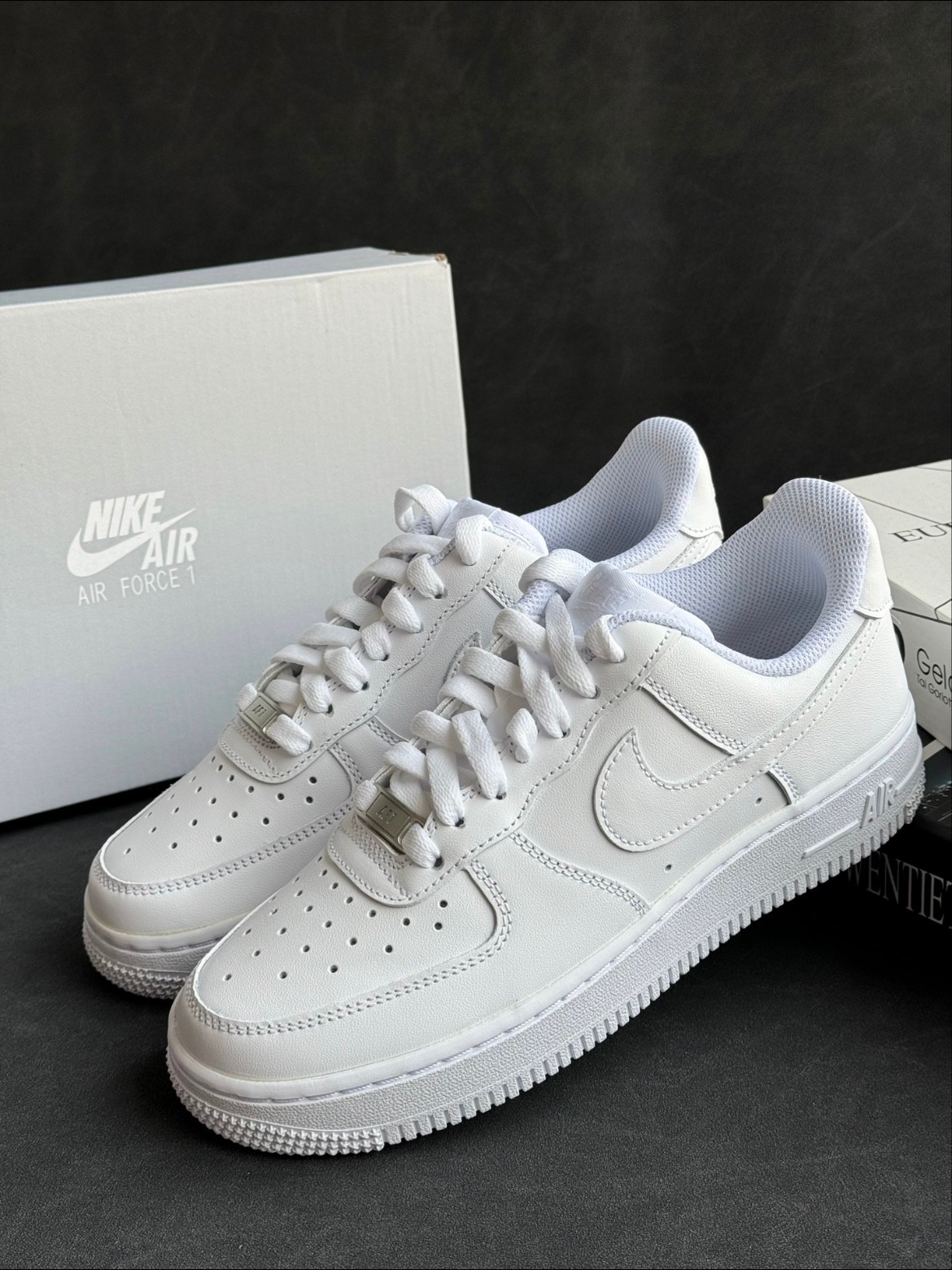 Men’s Nike Air Force 1 ’07 Low Triple Black/White Classic Sneakers US Men’s Size