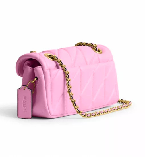COACH Tabby Shoulder Bag 20 Quilted Flower Pink CP149 B4VDT