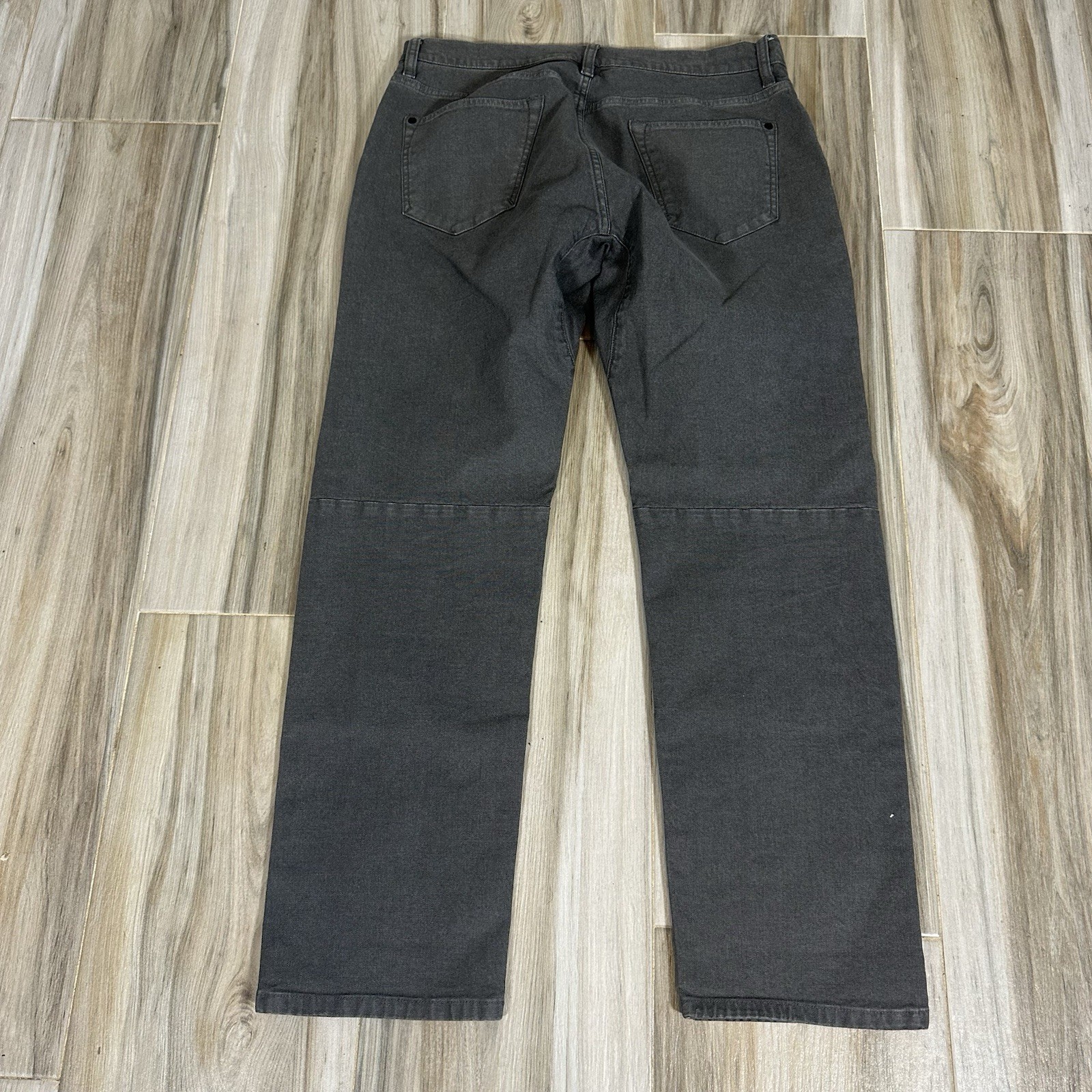 Proof Rover Pants Straight Fit Gray Stretch Canvas Huckberry 33×30 (Meas. 33X28)