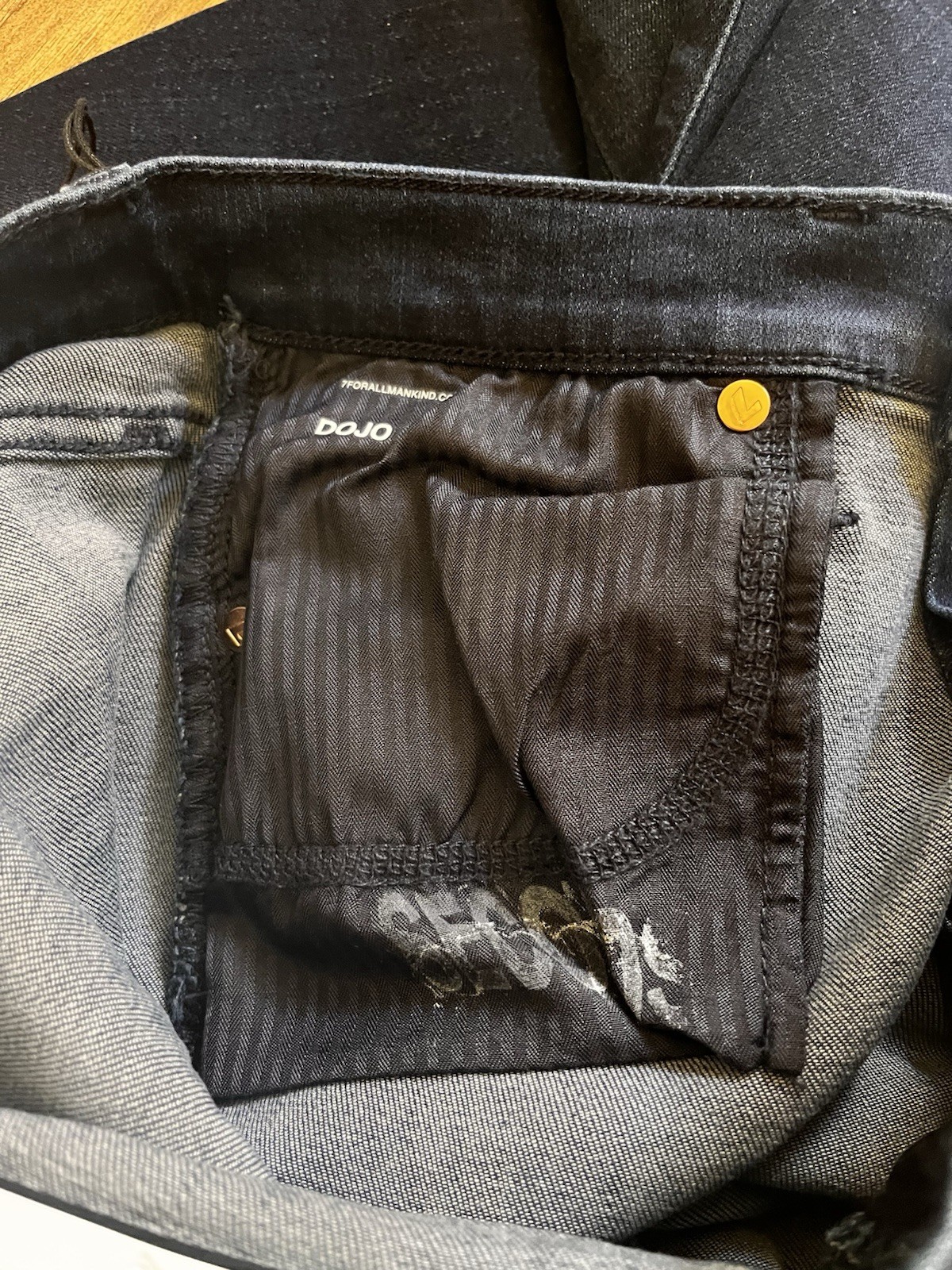 7 FOR ALL MANKIND DOJO Original Trouser Jeans 28 in BBLS