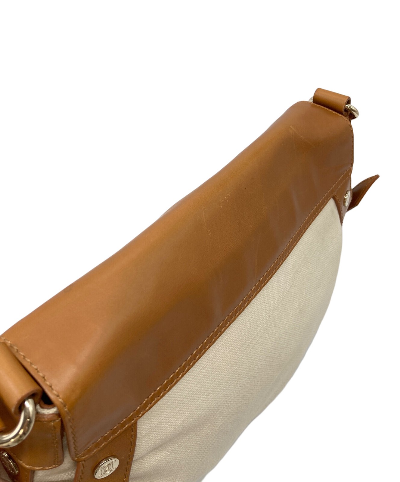 Celine Horse-drawn Carriage Hardware Shoulder Bag Old Made in Italy #TFB5398