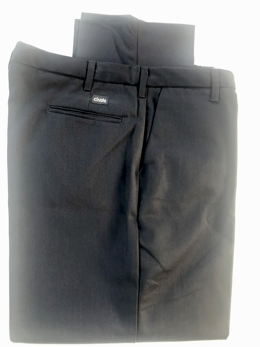 Lot Of 2 Cintas Comfort Flex Charcoal Gray Work Pants Size 36×30 #945-33