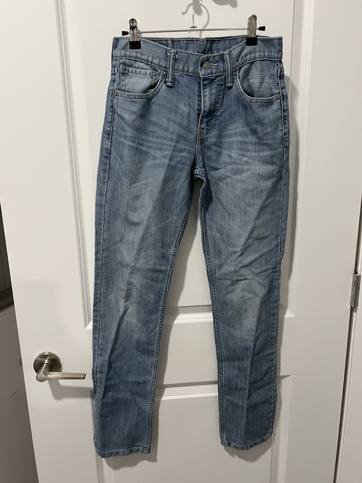 Levi Men’s Jeans Size W29 x L32 Light Wash Denim Slim Fit 511