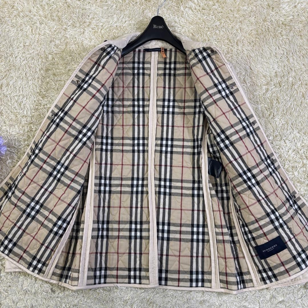 Excellent condition Burberry London Nova Check Made in England Quilted Jacket