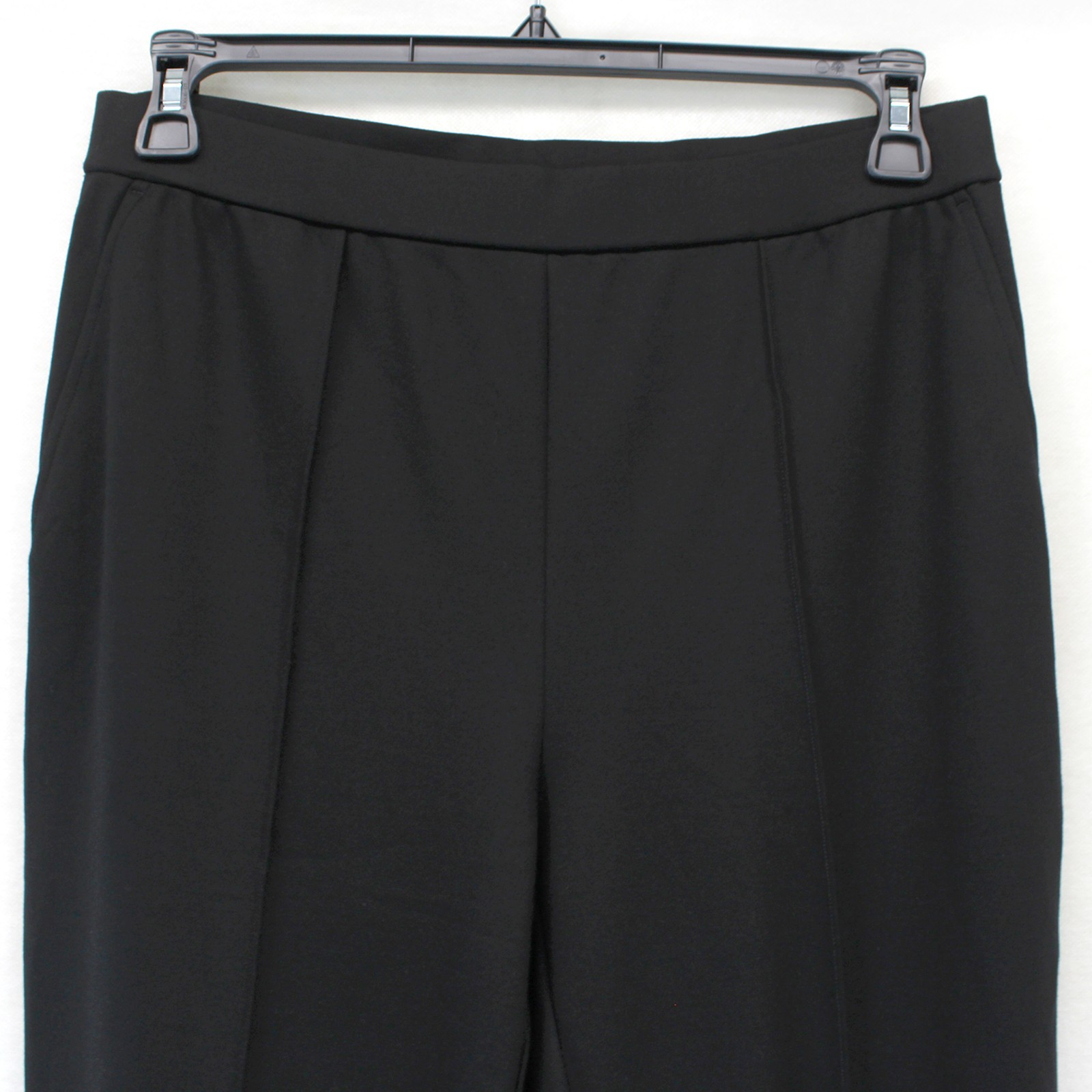 Eileen Fisher Black Lightweight Ponte Jogger Pant Easy Fit Ankle Minimalist L