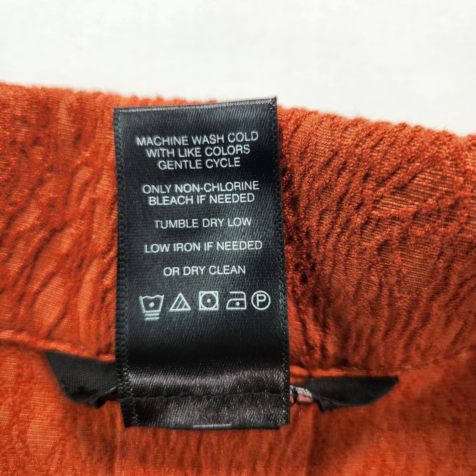Used Excellent Ali Miles Rust Textured Jacket XL Toggle Button Boho Chic