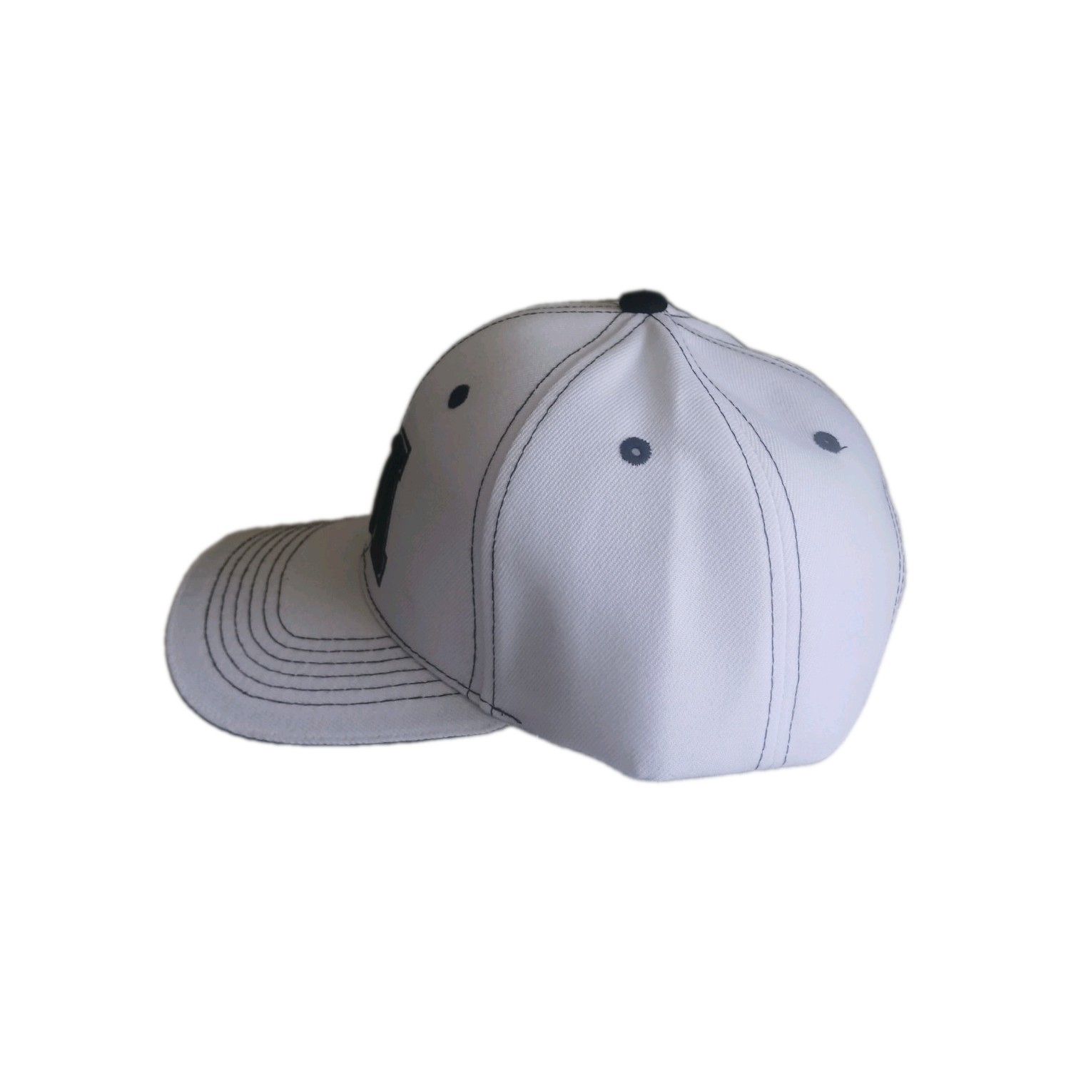 LA Logo Hat White Black Baseball Cap Adjustable Los Angeles California Travel