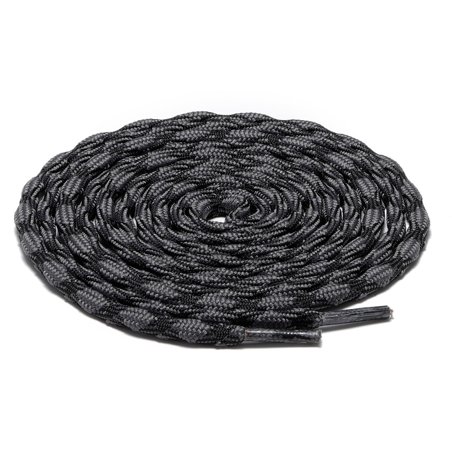 1Pair Wave Gray Black Hiking Work Boot Shoe Laces for 5 6 7 8 eyelets Stay Tied