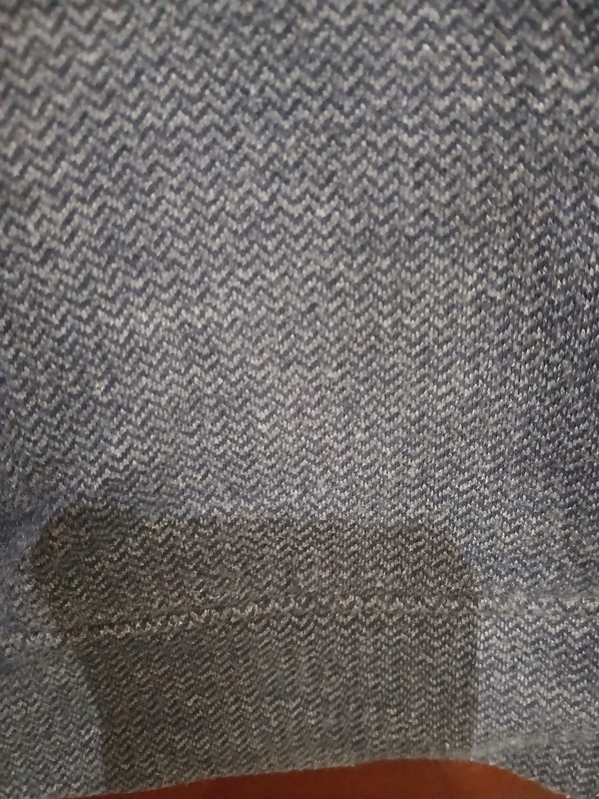 Perry Ellis Men’s Gray Cotton Knit Mock Neck Full Zip Sweater Long Sleeve M