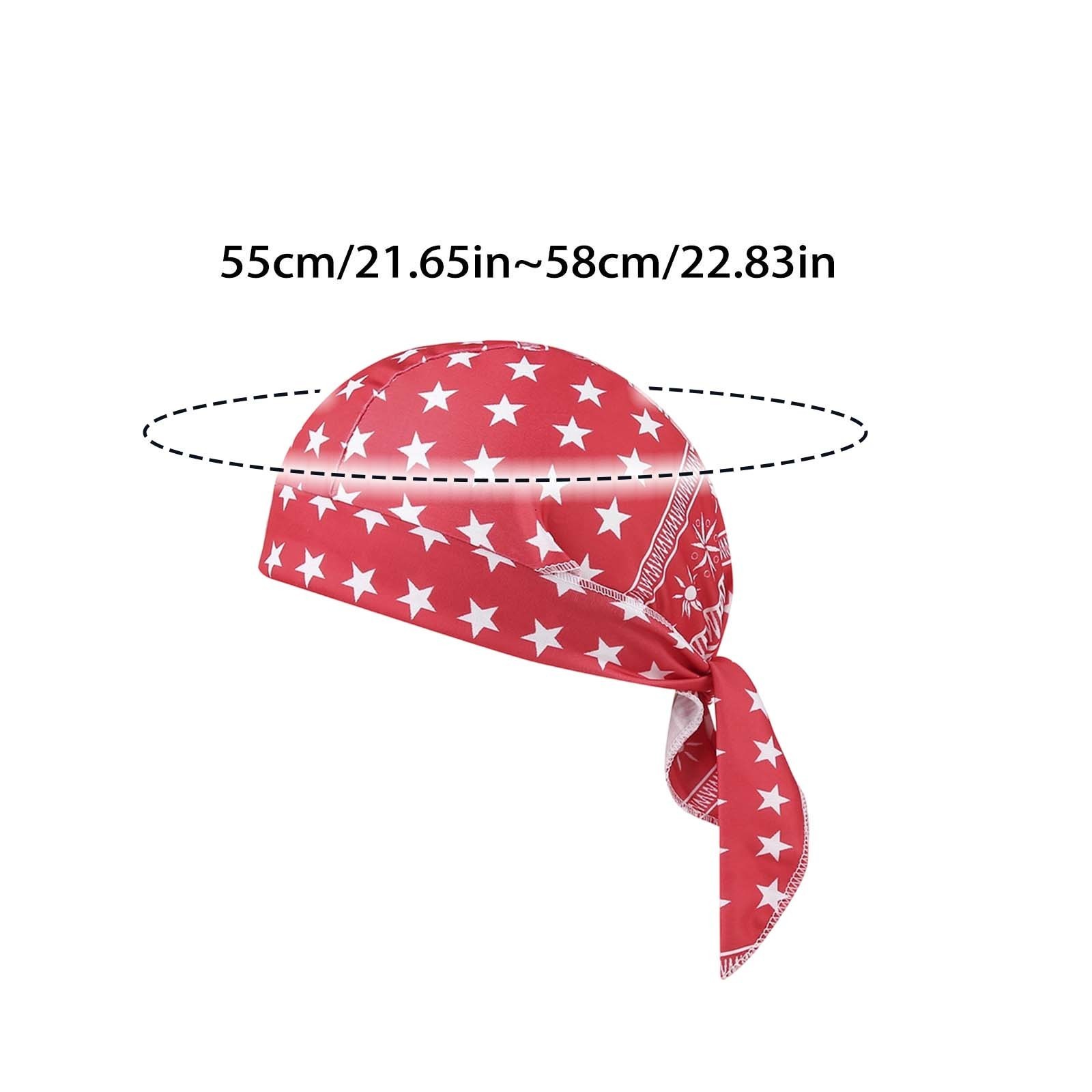6x Elastic Motorcycle Wrap Biker Du Bandana Paisley Doo Rag Head Skull Cap Durag