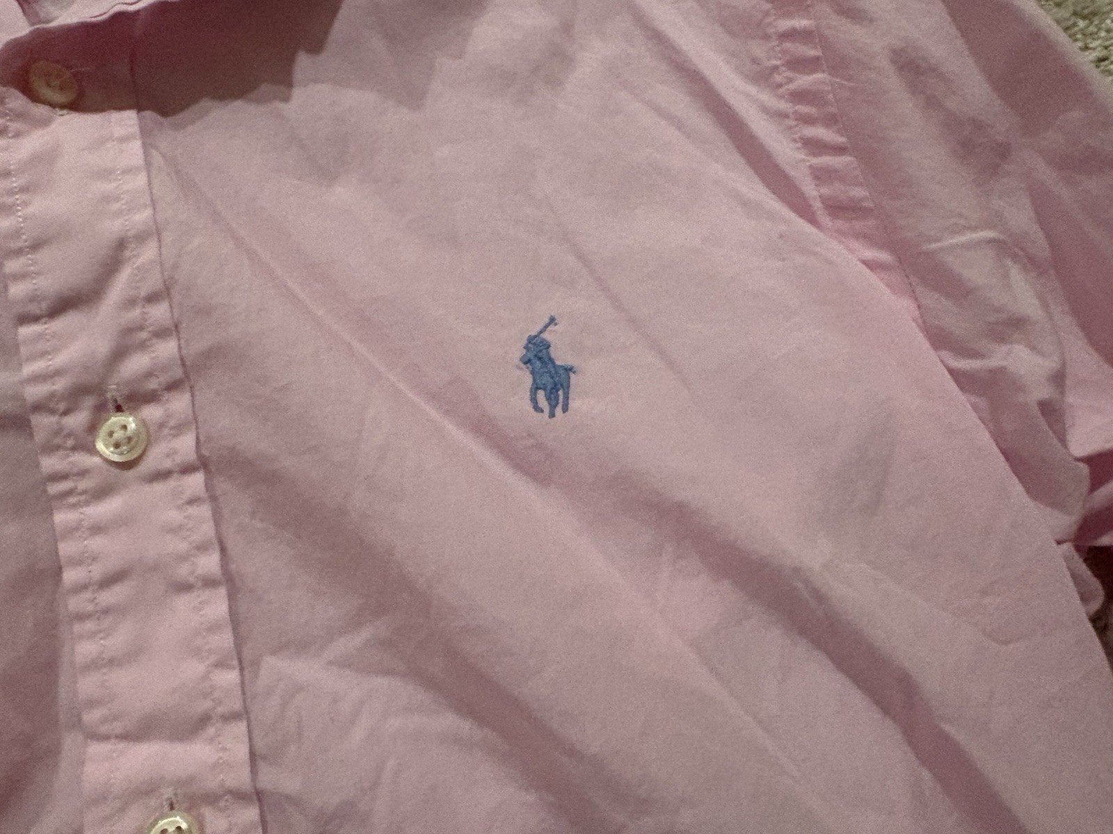 Ralph Lauren Polo Long Sleeve Shirts Classic Fit Men’s Size 16 40 – 41 Lot of 2