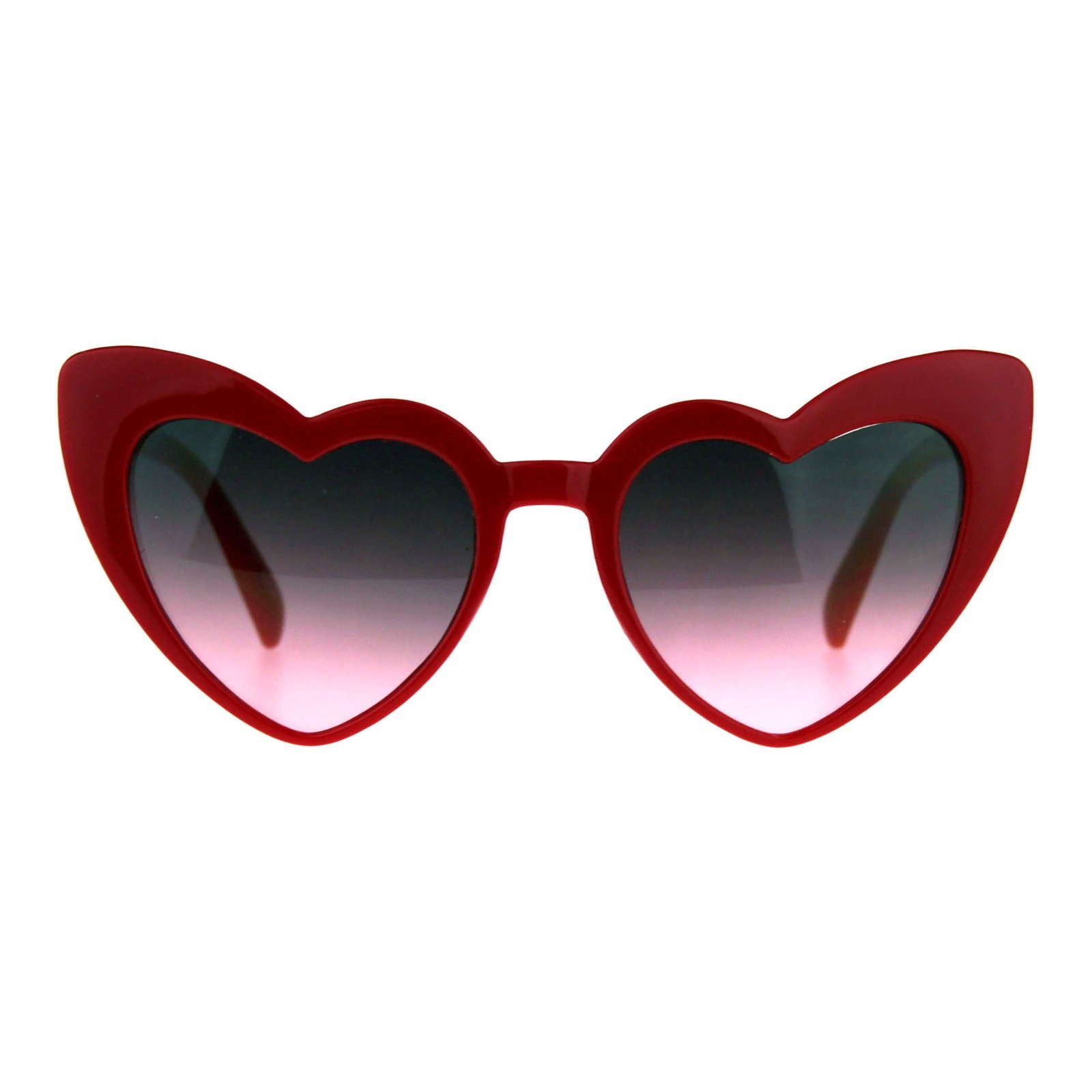 Cateye Heart Shape Sunglasses Womens Cute Lolita Fashion UV 400