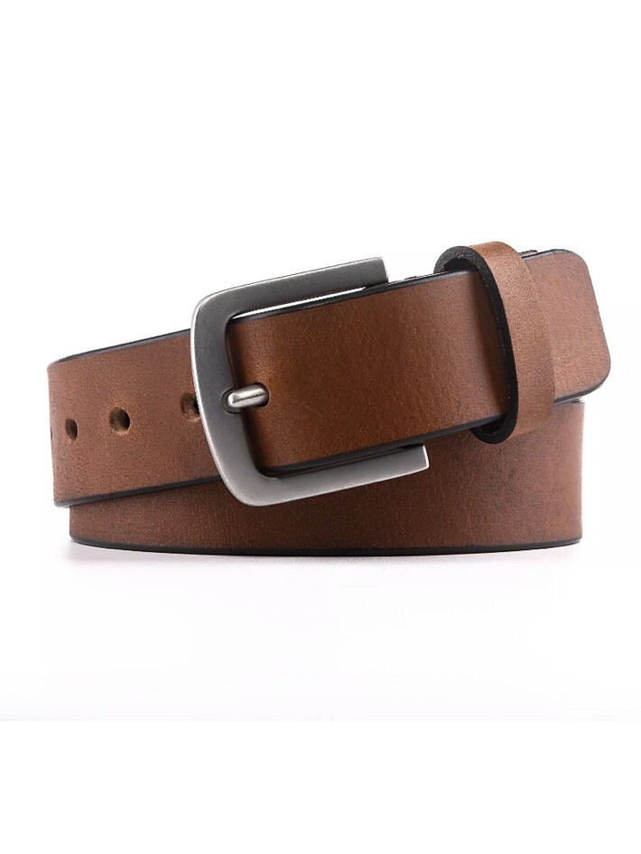 NEW: Men’s belt Full Grain Genuine Leather Casual Dress Jeans for Men Size 32 34