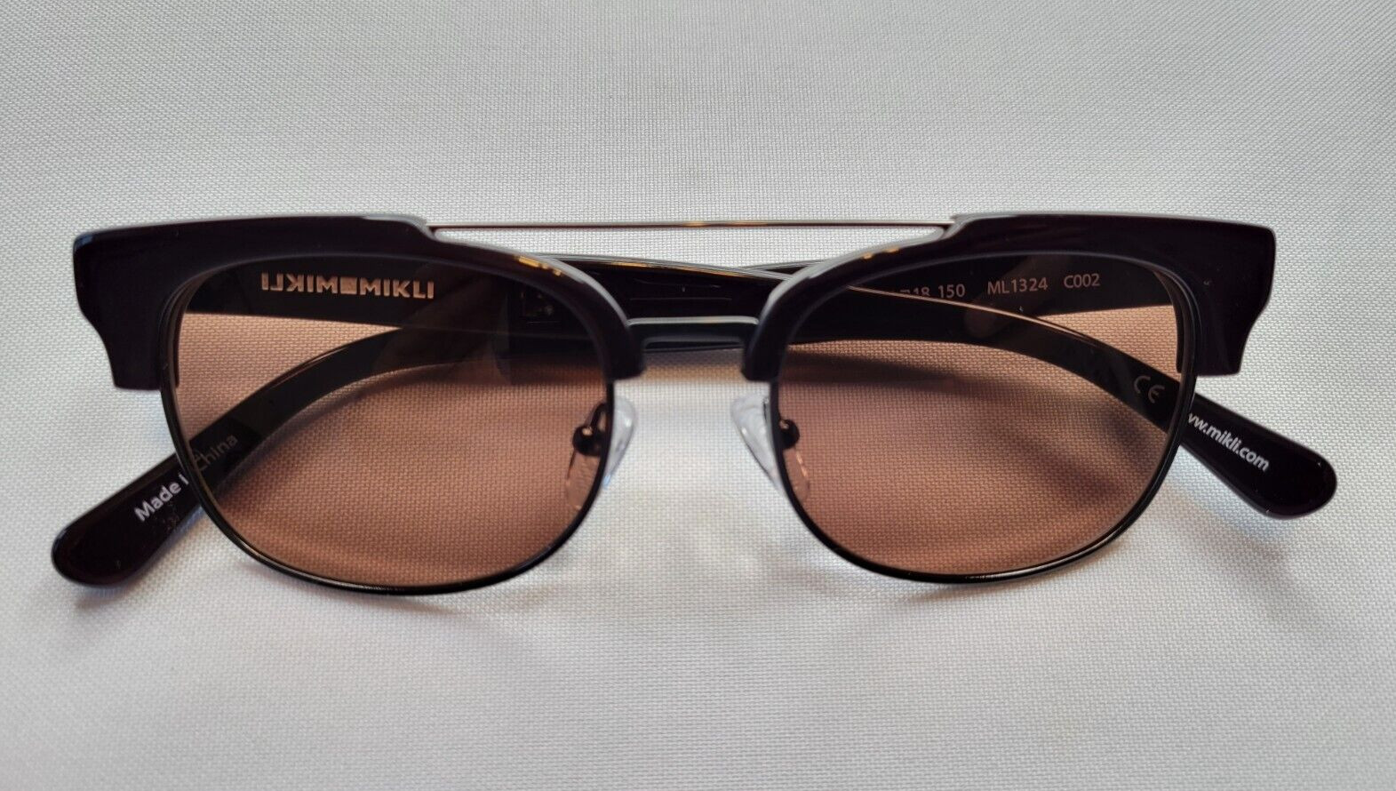 MIKLI BY ALAIN MIKLI ML1324 C002 CHOCOLATE UNISEX SUNGLASSES