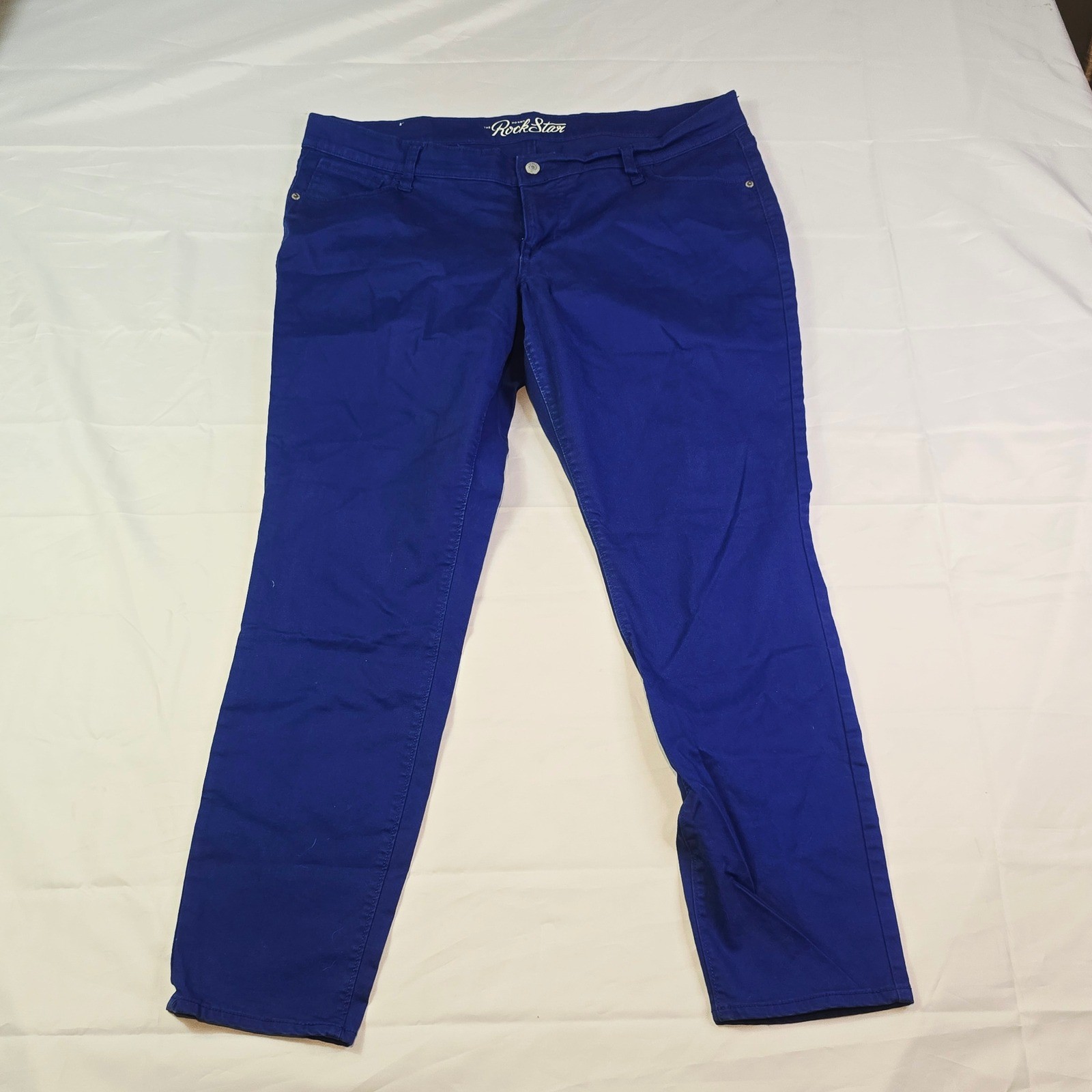 Old Navy Women’s Rockstar Skinny Jeans Size 18 Blue Mid Rise Stretch Pants F18