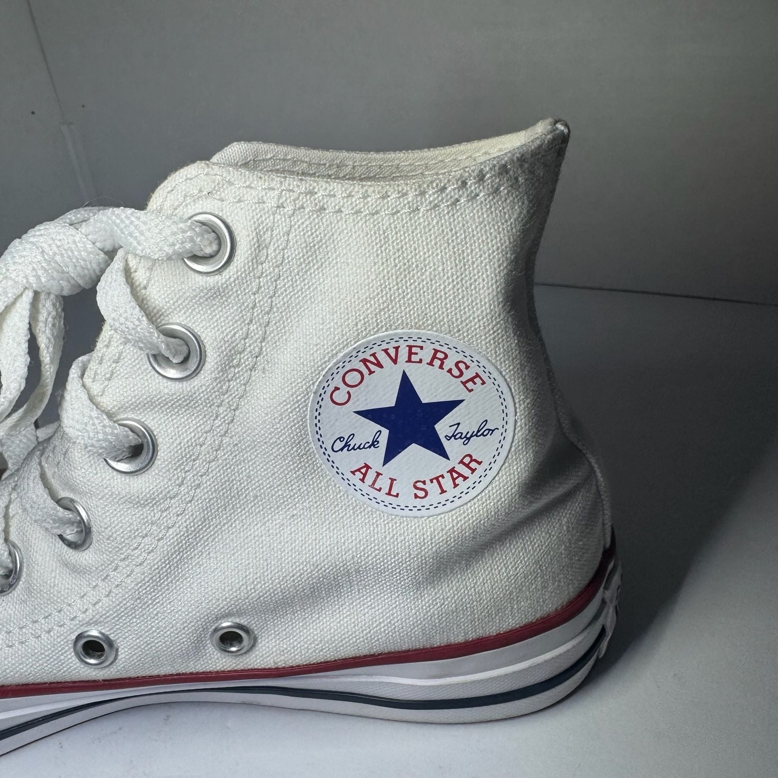 Converse Chuck Taylor All Star High Top Sneakers in Optical White 4 Men