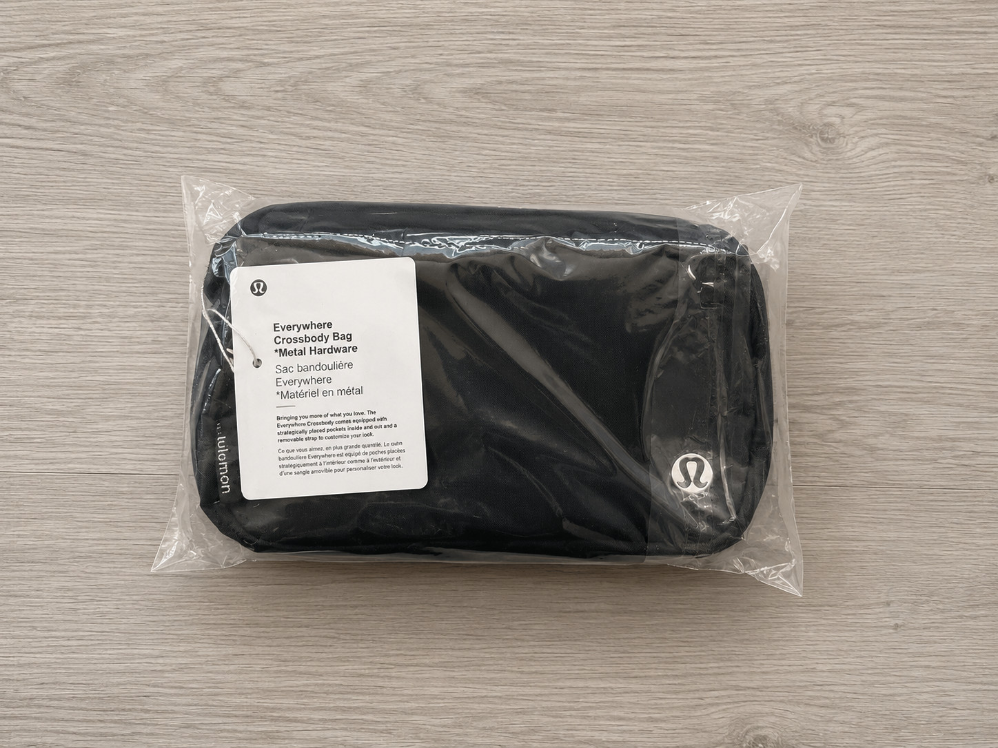Lululemon Everywhere Crossbody Bag Black New With Tags 2L
