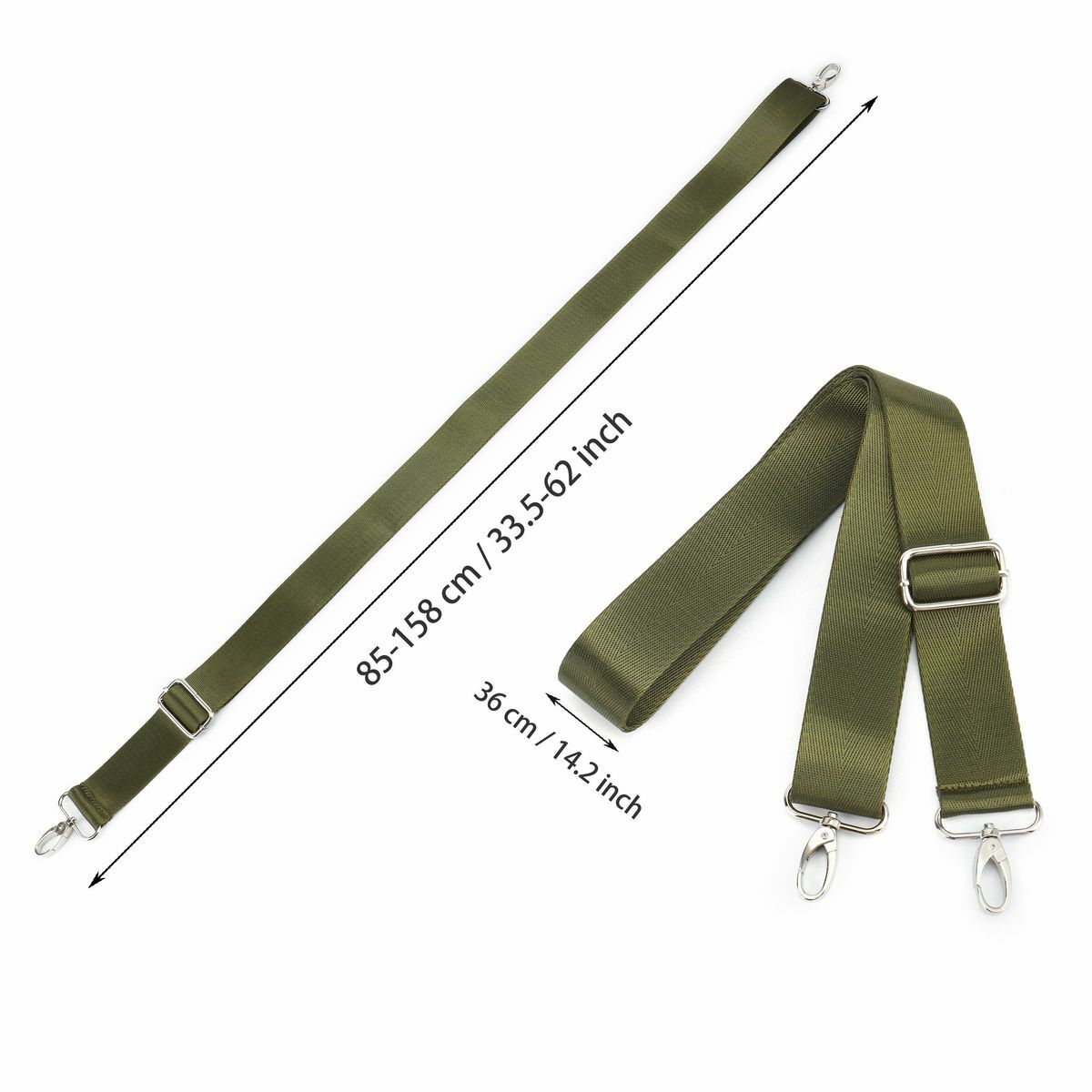 Bag Strap Nylon Shoulder Strap Adjustable Crossbody Shoulder Replacement USA