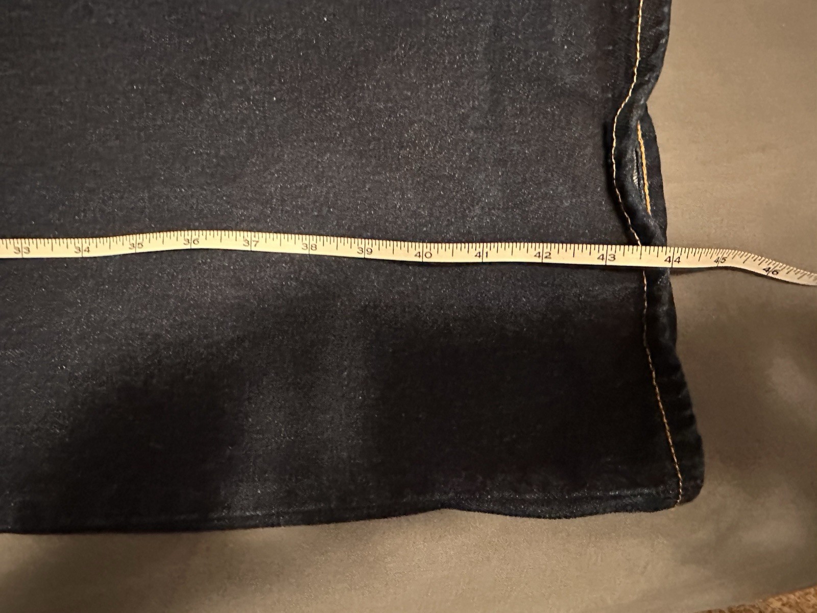 Corteiz Frayed Denim Baggy Jeans ‘Indigo