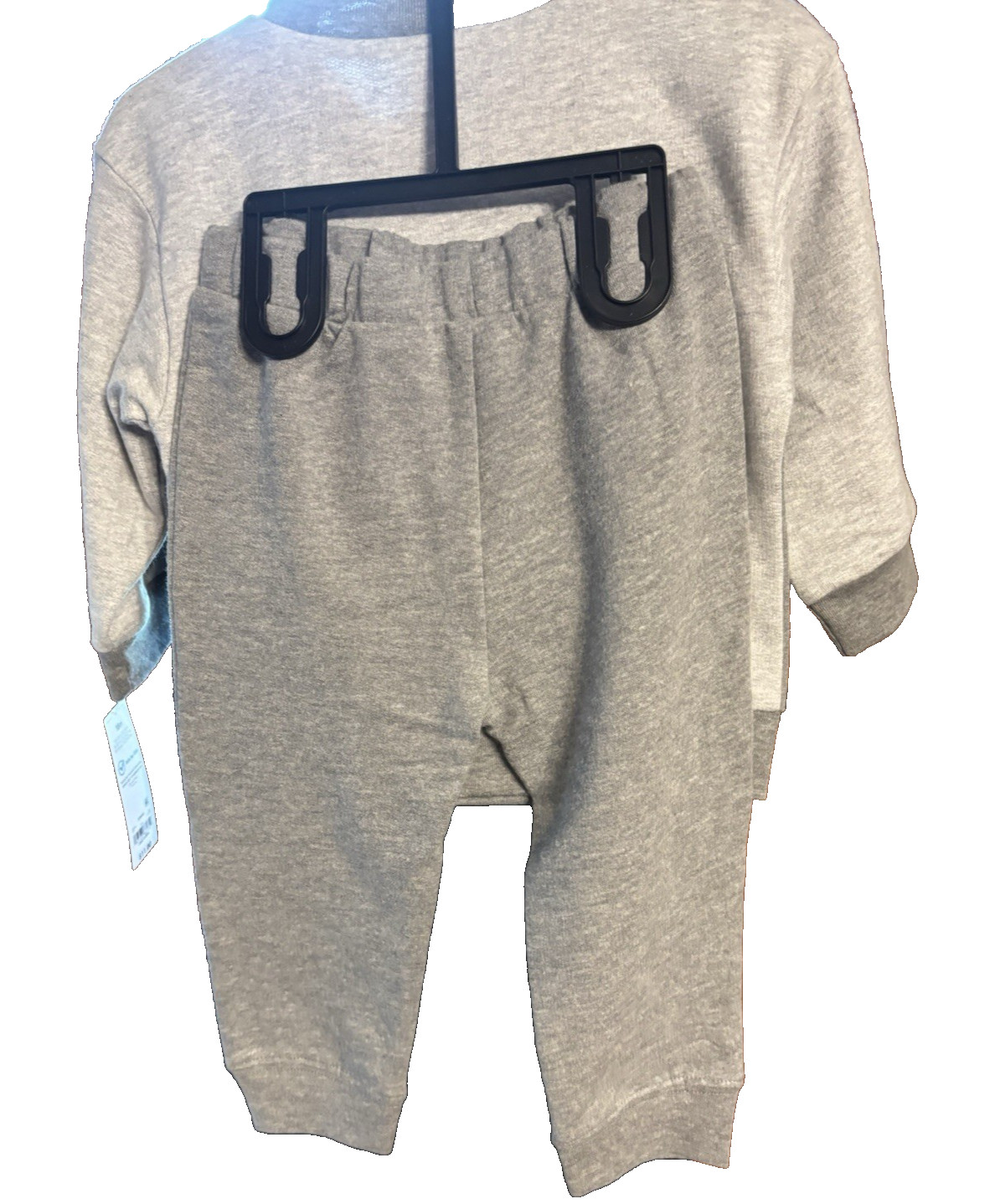 Carters Light & Dark Gray 2 Ps Outfit Size 18M
