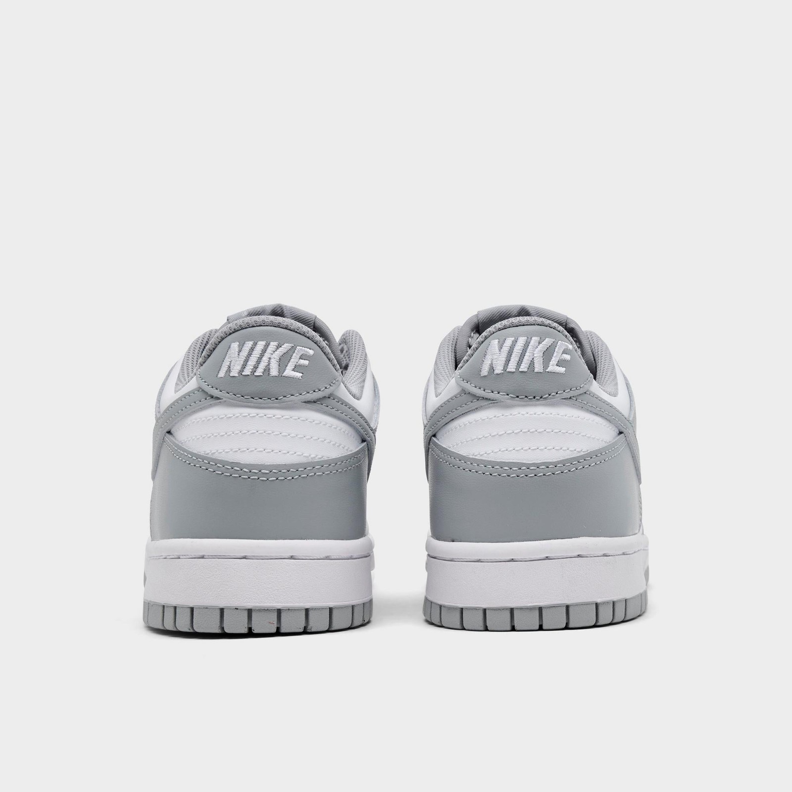 [FB9109-123] GRADE SCHOOL NIKE DUNK LOW ‘WHITE LIGHT SMOKE GREY (GS)’