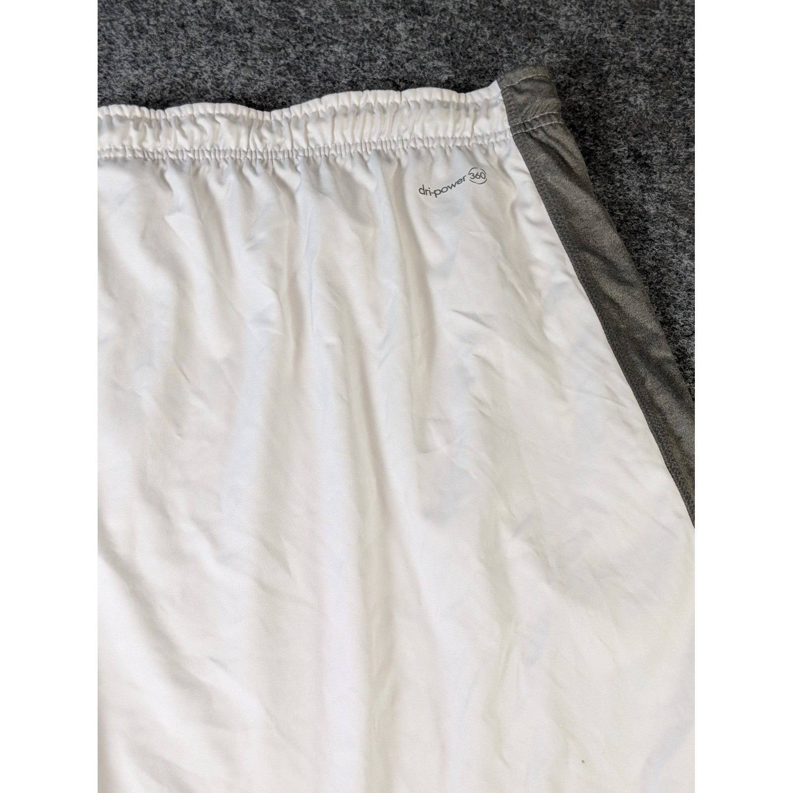 Russell Dri-Power 360 Mens Interlock Shorts White Grey 3XL RS14102HB NEW