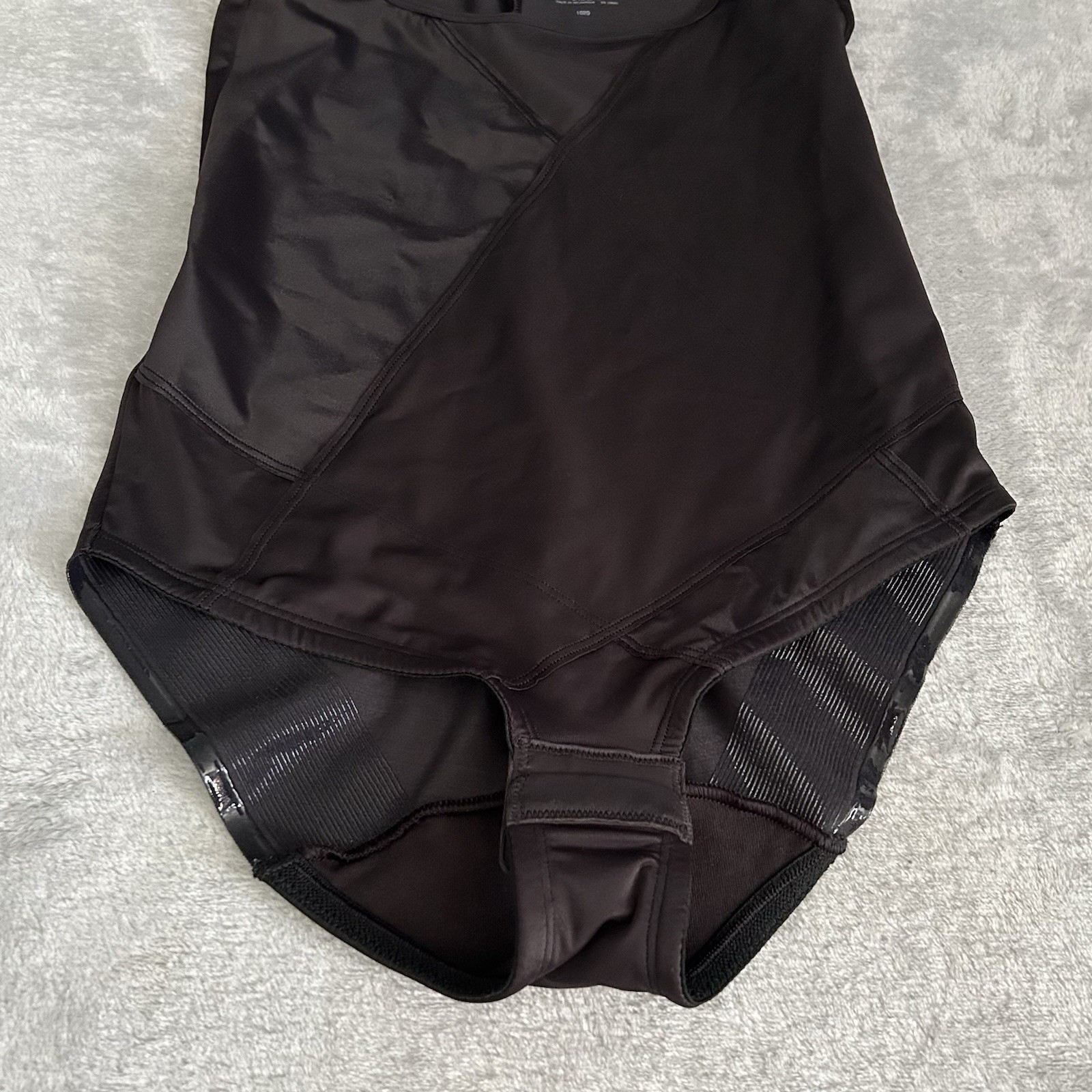 Miracle Brands Slim Shaper SzS Black Wear Your Own Bra Bodysuit Shapewear NWT