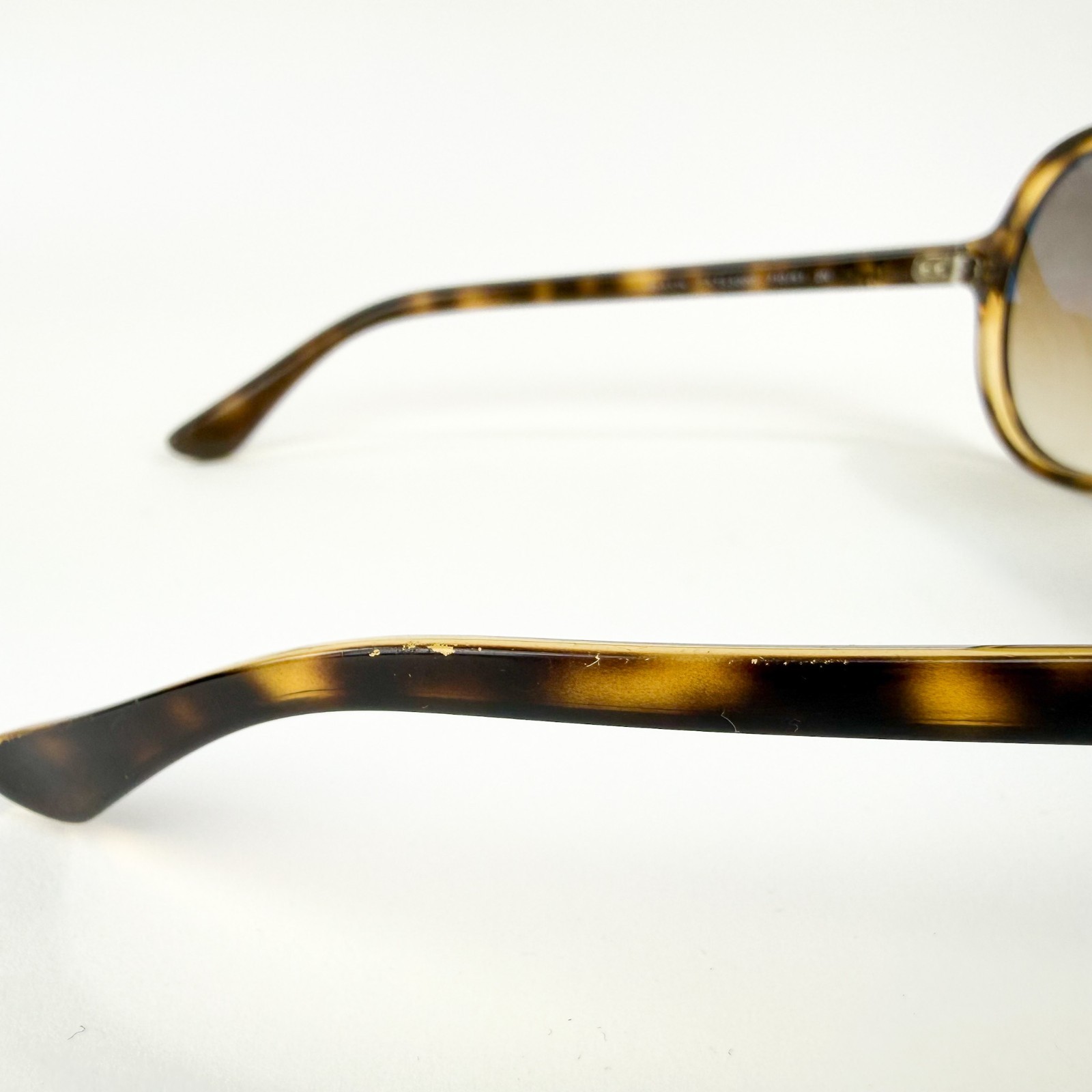 Ray-Ban Cats 5000 Classic Aviator Sunglasses Tortoise Frame Matte Havana