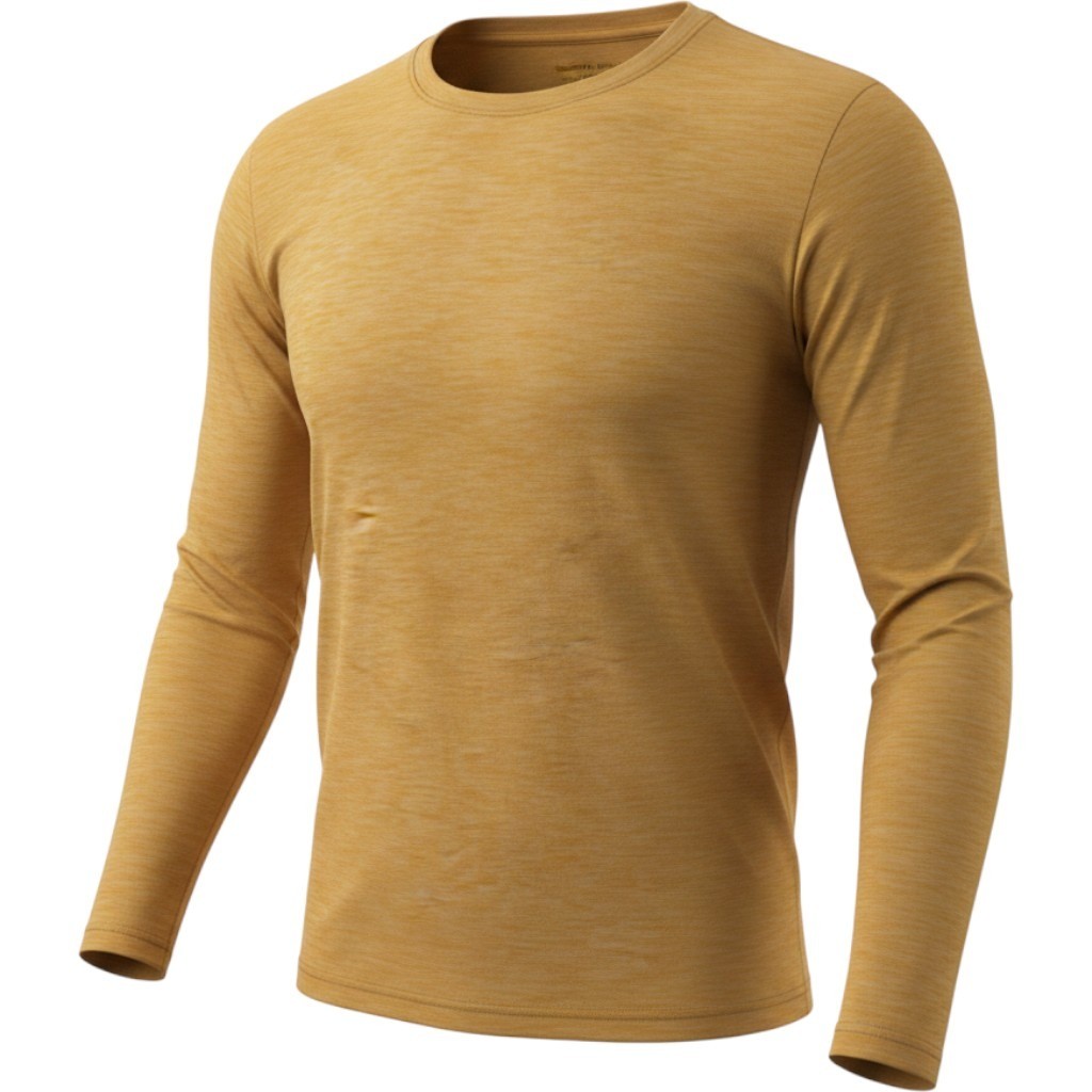 All in Motion men’s long-sleeve performance t-shirt soft stretch Quick Dry Sz M