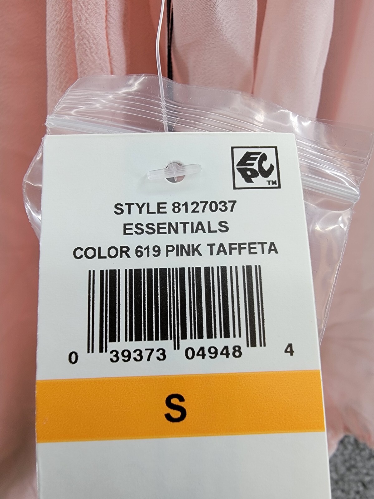 1.STATE Off-The-Shoulder Halter Neck Blouse Women’s S Pink Taffeta Long Sleeve