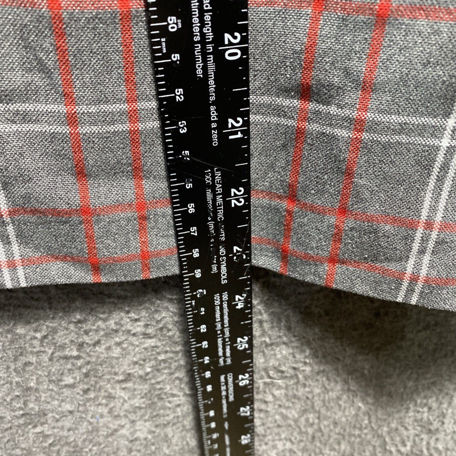 Becky Thatcher Elderwear Plaid School Long Skirt Size 14.5 Shorts Attached Gray