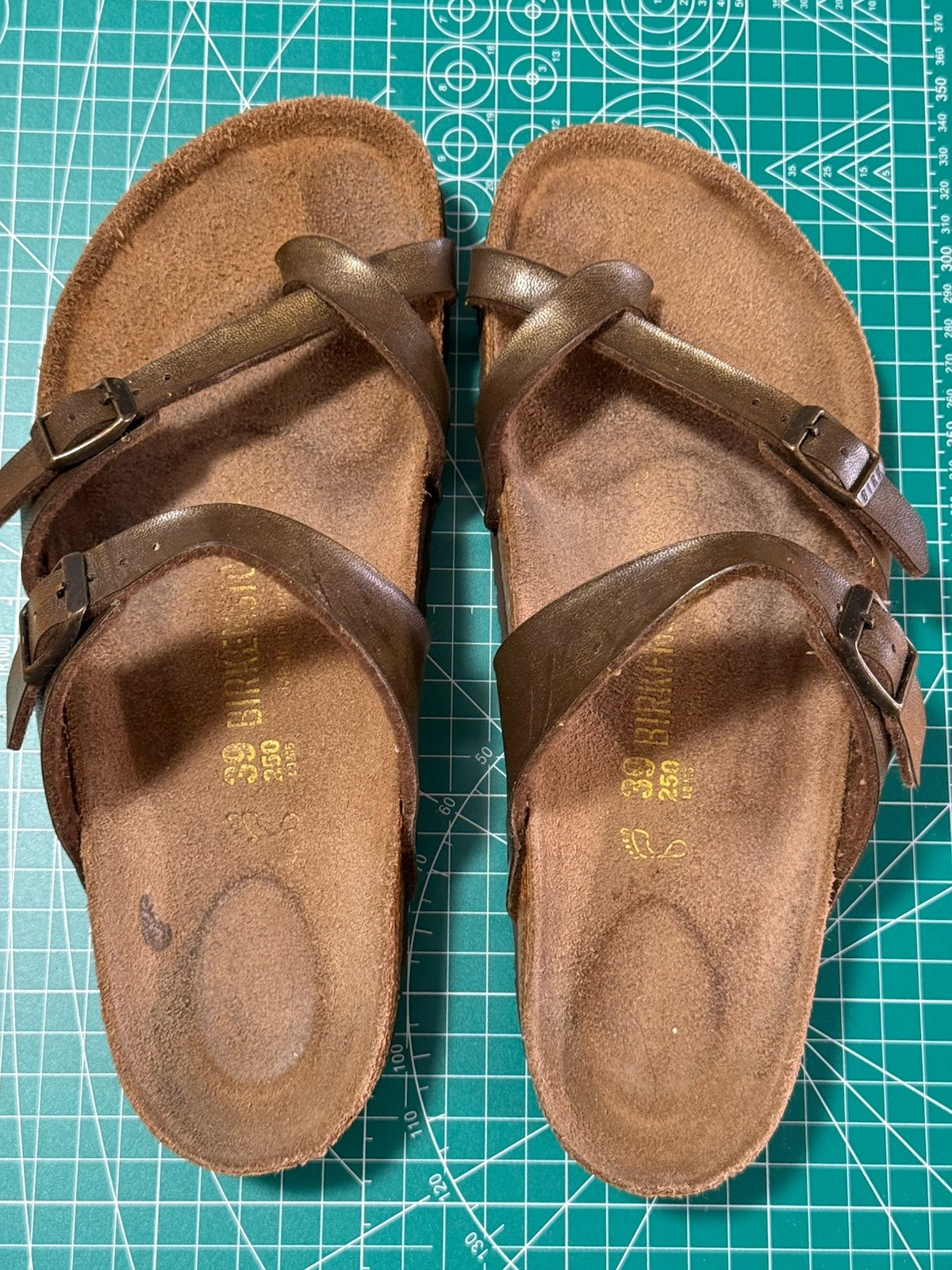Birkenstock Mayari Birko-Flor EU39/W8-8.5 Regular Good Condition