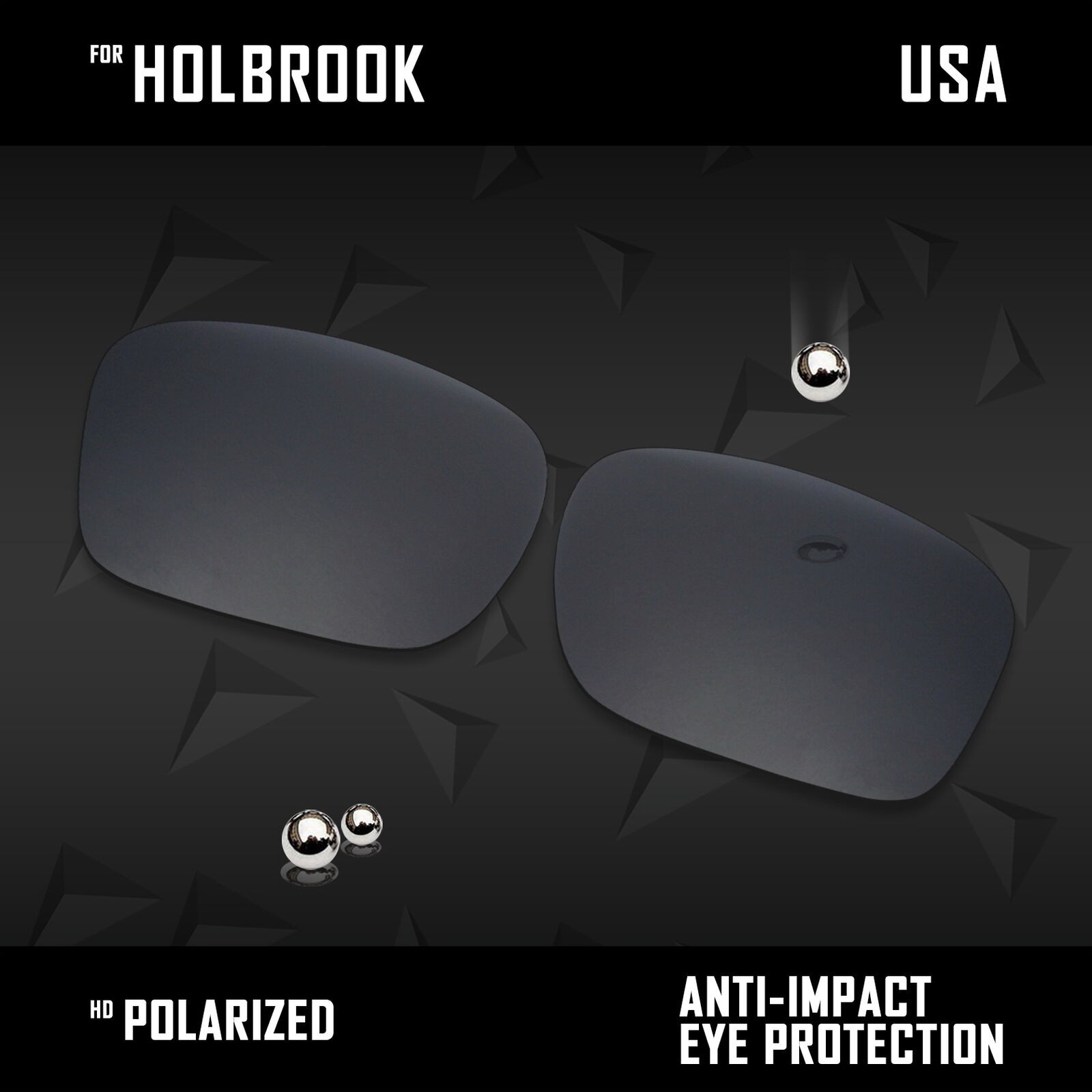 Anti Scratch Polarized Replacement Lens for Ray-Ban Meta Wayfarer RW4006-50mm