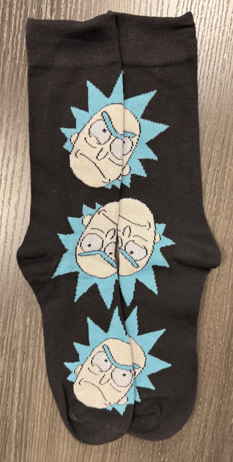 Brand New – One Size Fits Most – Rick and Morty – 6 Pair Casual Crew Socks
