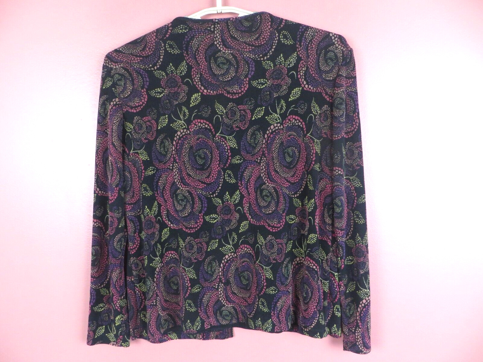 CHOICES Women Acetate Polyester Twinset Blouse W/ Tank Multicolor Floral PL