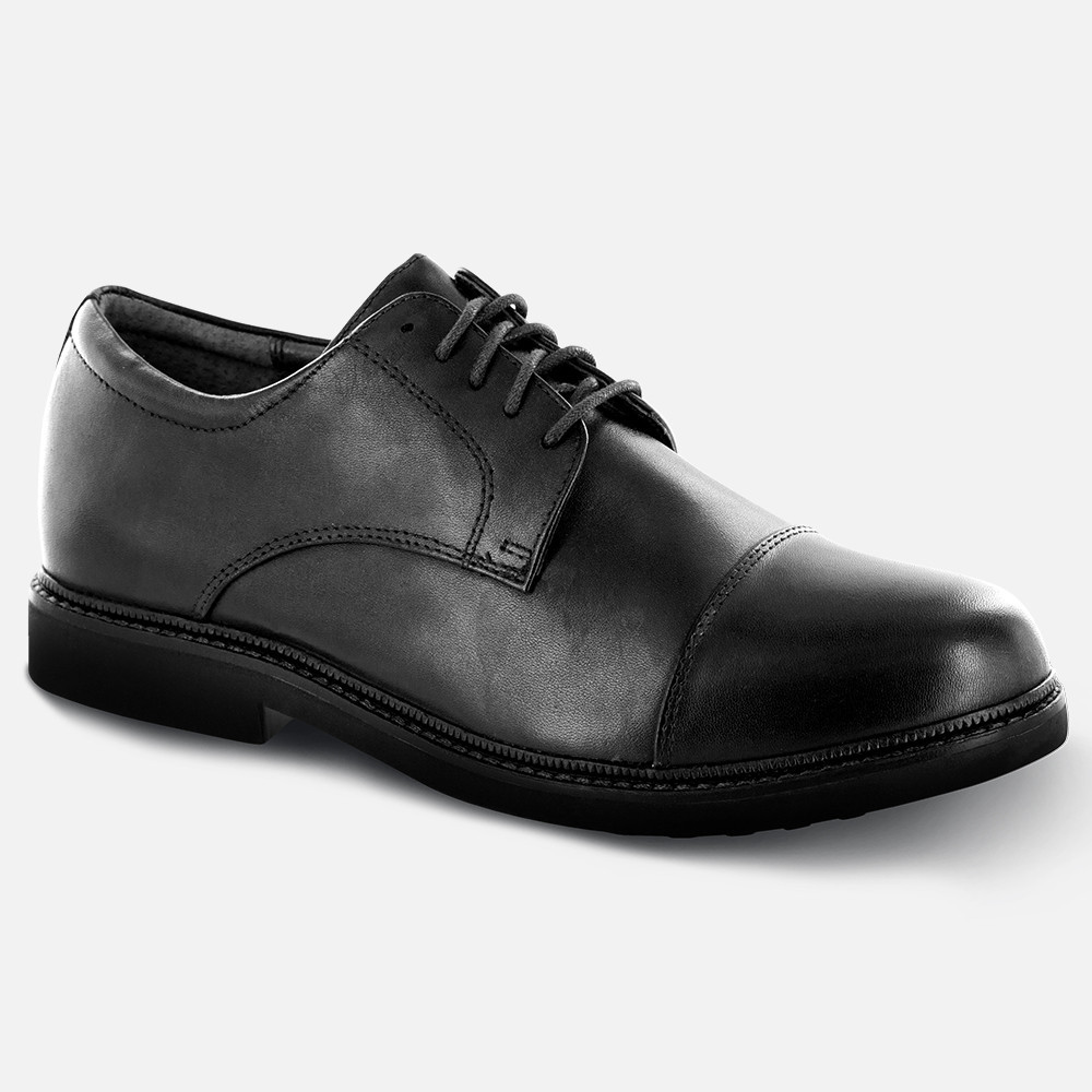 Men’s Cap Toe Oxford Dress Shoe Lexington – Black